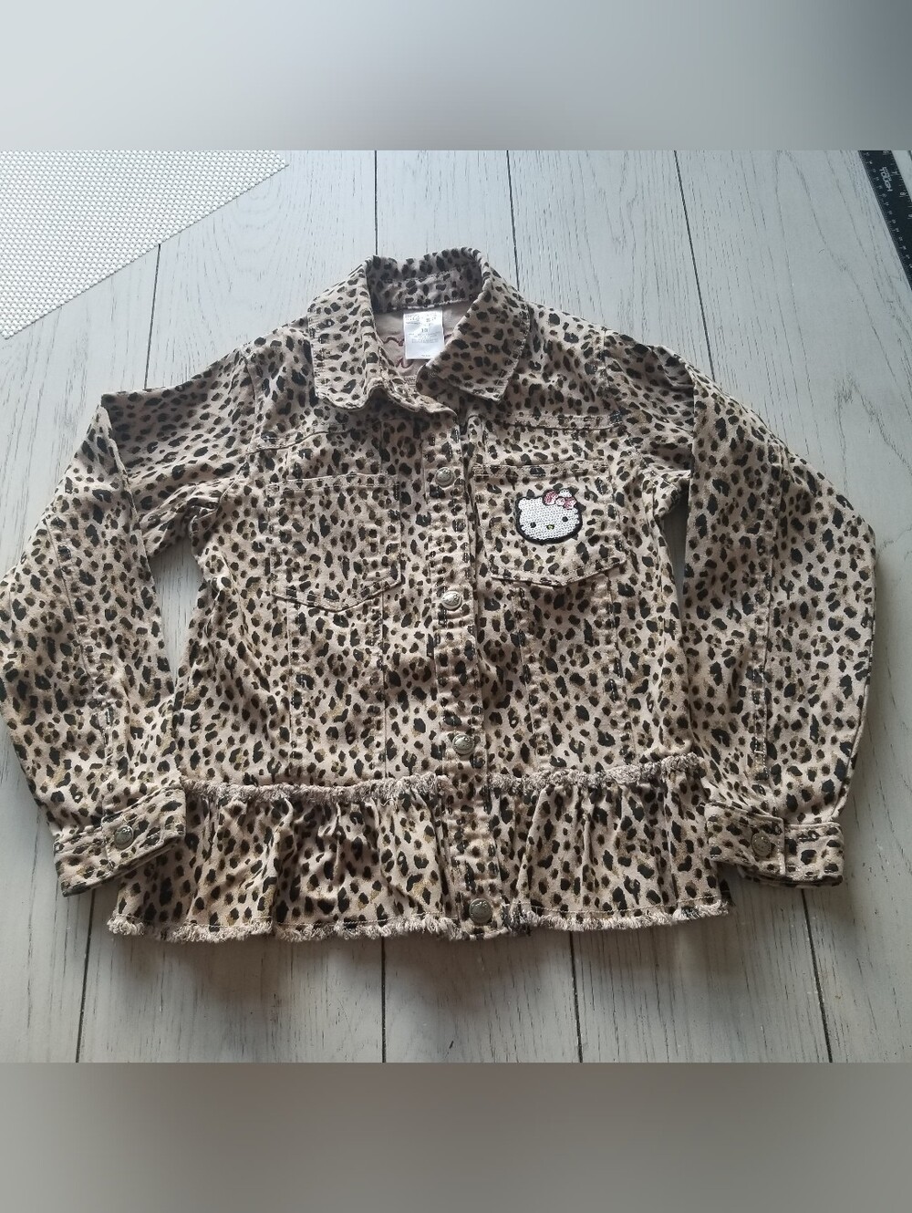 Garanimals Hello Kitty Leopard Print Jacket - Tan & Black